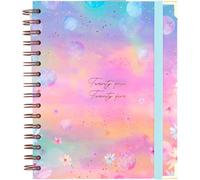 Takenote 2024 Diary 2025 - Day Per Page, A5 Size (16.5 x 20.5 cm), Index with Each Month, Wire'o Ring Binding, Spanish and English, September to August - Sara