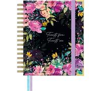 Takenote Academic Diary 2025 2026 - A5 Size (16.5x20.5 cm), Day per Page, Academic Format September to August, Double Wire-O Binding, Bilingual: Spanish & English - Sophie