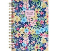 Takenote Bullet Journal A5 - Notebook with Dotted Pages, 96 Sheets, Bujo Size 15.5x21.5 cm, Hardcover, Metal Double Spiral (Wire’o) - Olivia