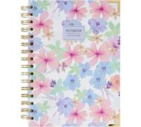 Takenote Bullet Journal A5 - Notebook with Dotted Pages, 96 Sheets, Bujo Size 15.5x21.5 cm, Hardcover, Metal Double Spiral (Wire’o) - Violet