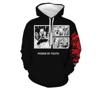 TakesH Boys and Girls Anime Uzumaki Naruto Sasuke Akatsuki Long Sleeve Hoodie Unisex Print Pullover 3D Adolescent Cosplay Jacket Fashion Hip-Hop Birthday Gift (04,XL)