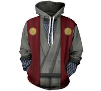 TakesH Boys and Girls Anime Uzumaki Naruto Sasuke Akatsuki Long Sleeve Hoodie Unisex Print Pullover 3D Adolescent Cosplay Jacket Fashion Hip-Hop Birthday Gift (03,XL)