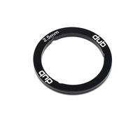 TAKEWELL DUB Bottom Bracket Spacer for SRAM DUB Bottom Bracket Installation, Aluminum, Black, 1 PCS, Width: 2.5 mm. The Aluminum Alloy Spacer Replaces Plastic Spacer.