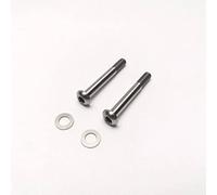 TAKEWELL Titanium Flat Mount Disc Bolts T25 15-42mm 2 Pcs for SRAM Flat Mount Frame Disc Caliper Bracket (TI T25 27mm)