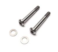 TAKEWELL Titanium Flat Mount Disc Bolts T25 37mm 2 Pcs for SRAM Flat Mount Frame Disc Caliper Bracket (TI T25 37mm)