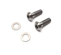 takewell Unisex Adult Flat Mounted Disc Screws Titanium Bolts TI T25 15mm Small