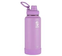 Takeya 51178 Actives Insulated Stainless Steel Water Bottle with Spout Lid, 18/8, Lilac