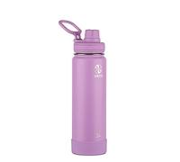TAKEYA 51185 Actives Spout Lid Insulated Beverage Bottle, Stainless Steel, Lilac