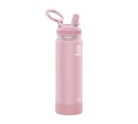 Takeya 51221 Actives Straw Lid Insulated Water Bottle, Stainless Steel, Blush