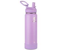 Takeya 51222 Actives Stainless Steel Insulated Water Bottle with Straw Lid, 18/8, Lilac
