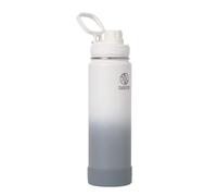Takeya Actives 24 oz Vacuum Insulated Stainless Steel Water Bottle with Spout Lid, Premium Quality, Ombre Morning Mist