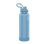 Takeya Actives 40 oz Vacuum Insulated Stainless Steel Water Bottle with Spout Lid, Premium Quality, Bluestone