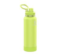 Takeya Actives 40 oz Vacuum Insulated Stainless Steel Water Bottle with Spout Lid, Premium Quality, Citron Green