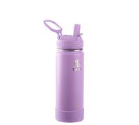 TAKEYA Actives Insulated Stainless Steel Water Bottle with Straw Lid, Lilac
