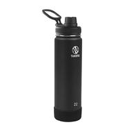 Takeya Actives Insulated Water Bottle with Spout Lid, 22 Ounce, Onyx