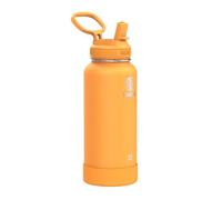 Takeya Actives Water Bottle with Straw Lid - Durable & Easy Care Water Bottle with Stainless Steel Insulation - BPA Free Lid with Carry Handle and Straw