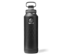 Takeya Sport 40 oz Triple-Insulated Stainless Steel Water Bottle - Leakproof, Sweatproof, BPA-Free, Keeps Drinks Cold 36 Hrs, Hot 14 Hrs - Obsidian