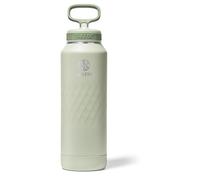 Takeya Sport 40 oz Triple-Insulated Stainless Steel Water Bottle - Leakproof, Sweatproof, BPA-Free, Keeps Drinks Cold 36 Hrs, Hot 14 Hrs - Eucalyptus