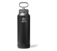 Takeya Sport 40 oz Triple-Insulated Stainless Steel Water Bottle - Leakproof, Sweatproof, BPA-Free, Keeps Drinks Cold 36 Hrs, Hot 14 Hrs - Obsidian