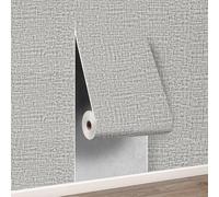 Takezuaa 1 Roll Self Adhesive Thermal Insulation Wallpaper 3mm Thicken Plain Grey Wallpaper Peel and Stick Textured Wallpapers PE Foam for Ceilings Kitchen Bedroom Livingroom 50cmx2.8m