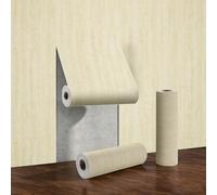 Takezuaa 1 Roll Self Adhesive Thermal Wallpaper 2.5mm Thick Beige Travertine Cement Textured Peel and Stick Wallpaper for Bedroom Livingroom Waterproof Damp Proof for Bad Cold Walls 40 x 300cm