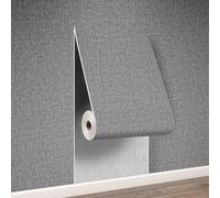 Takezuaa 1 Roll Self Adhesive Thermal Wallpaper 3mm Thick Black&Grey Textured Peel and Stick Wallpaper PE Foam for Ceilings Bedroom Livingroom Waterproof Damp Proof for Bad Cold Walls 50cmx2.8m