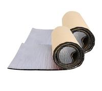 Takezuaa 200cm*50cm 10mm Thick 2 Roll Car Sound Deadening Self Adhesive Mat,Van Insulation & Soundproofing Panel,Audio Noise Insulation Motor Home Van Campervan Insulations Panel