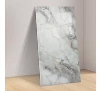 Takezuaa 20Pcs Self Adhesive Wall Tiles Brick, Tile Stickers Smoky Grey 30x60cm, PET Peel and Stick Waterproof Oilproof Tiles Retro Style DIY Home Decor for Kitchen Bathroom