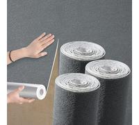 Takezuaa 3 Roll Self Adhesive Thermal Insulation Wallpaper 3mm Thicken Dark Grey Wallpaper Peel and Stick Textured Wallpapers PE Foam for Ceilings Kitchen Bedroom Livingroom 50cmx2.8m