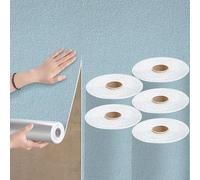 Takezuaa 5 Roll Self Adhesive Thermal Wallpaper 3mm Thick Blue Textured Peel and Stick Wallpaper PE Foam for Ceilings Bedroom Livingroom Waterproof Damp Proof for Bad Cold Walls 50x280cm