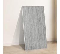 Takezuaa 50pcs Peel and Stick Wall Panels 30x60cm Self-Adhesive Travertine Wall Panels, 2.5mm Thick Waterproof Insulating Wallpaper for Kitchen, Living Room, Bedroom, Office - Cement Gray