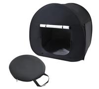 Takezuaa Pop up Tent Kids Sensory Black out Tent Blackout Calm Corner for Children Pop-up Playhouse for Autism Sleepover,Play & Relax with Curtain Strap and Storage Bag - 110×110×105cm