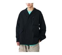 Takibi Herringbone Collarless Jacket - male - Snow Peak - Light Jackets - Black - XL - Jackets XL