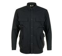 TAKIBI Herringbone Shirt Jacket Black, Small