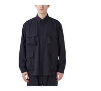Takibi Herringbone Shirt Jacket - male - Snow Peak - Casual Shirts - Black - L - Shirts L