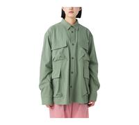 Takibi Herringbone Shirt Jacket - male - Snow Peak - Light Jackets - Green - L - Jackets L