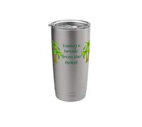 Taking a Break from The Grind Vacation Mode Soft Life Quote Stainless Steel Insulated Tumbler