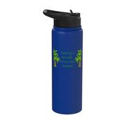 Taking a Break from The Grind Vacation Mode Soft Life Quote Stainless Steel Insulated Water Bottle