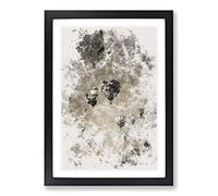 Taking a Hot Air Balloon Ride Watercolour Framed Print | A2 Black Framed Wall Art | Ready to Hang | Modern Historical Picture | Living Room Bedroom Lounge Office