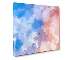 Taking Chances Canvas Print | Gallery Wrapped 30mm Frame Wall Art | 14x14 inches | Ready to Hang | Abstract Picture | Living Room Bedroom Lounge Office