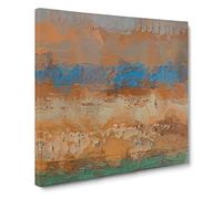 Taking It Easy in Abstract Modern Canvas Wall Art Print Ready to Hang, Framed Picture for Living Room Bedroom Home Office Décor, 20x20 Inch (50x50 cm)