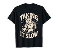 Taking It Slow Hiking Bear Camping T-Shirt