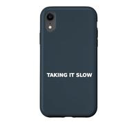 Taking It Slow Slow Living Typography Mindful Pace Case for iPhone XR