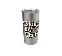 Taking My Time Snail Stainless Steel Insulated Tumbler