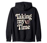 Taking My Time Snail Zip Hoodie