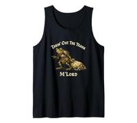 Taking Out The Trash Lord Funny Medieval Gen Z Meme Cringe Tank Top