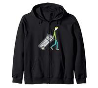 Taking Out The Trash Zip Hoodie