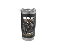 Taking Out Trash Favorite Gym Warm-Up Stainless Steel Insulated Tumbler