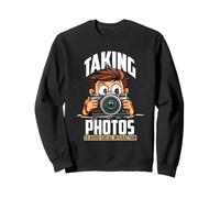 TAKING PHOTOS TO AVOID SOCIAL INTERACTION Sweatshirt
