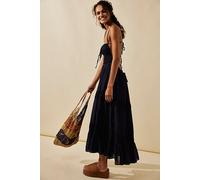 Taking Sides Maxi Dress by free-est at Free People in Navy Blazer, Size: XL - female